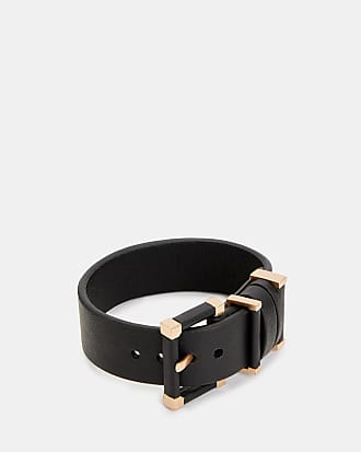 Diesel Font Black Leather Stack Bracelet - DX1440710 - Watch Station