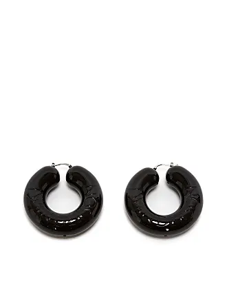 JW Anderson Bumper-Moon Crystal Stud Earrings - Farfetch