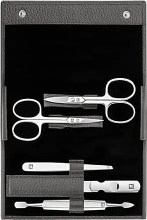  Ringlock 3 Piece Stainless Steel Men's Bathroom Set (Special  Magnetic Revolving Stand/Tweezers/Case Manicure and Personal Hair Scissors)  : Beauty & Personal Care