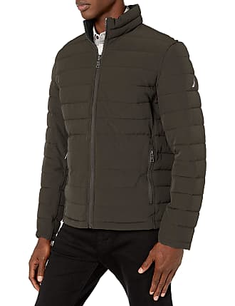 New Nautica Packable Bomber Down Jacket Men's Sizes Deep Saphire Free Shipping 