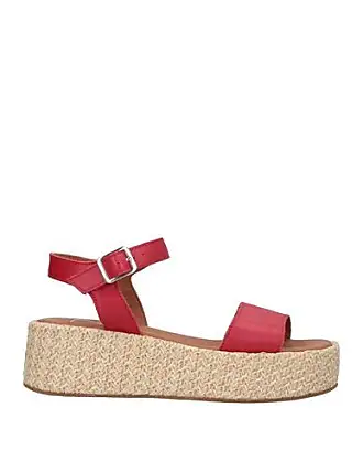 Wide width best sale red wedges