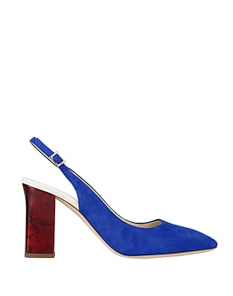 Pollini Escarpin compens\u00e9 bleu fonc\u00e9 style festif Chaussures Escarpins Escarpins compensés 
