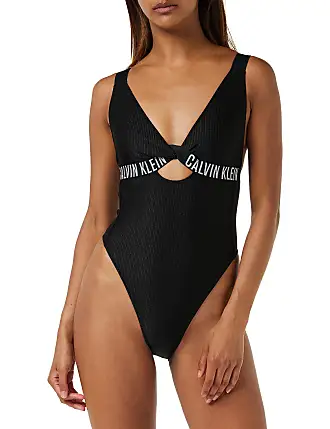 Calvin Klein Ck One Plunge One Piece Swimsuit In Pvh Black - Fast