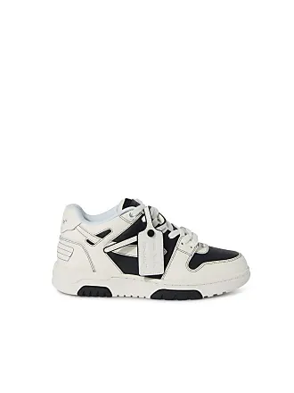 Off-White Out of Office Grey Arrow Calf Leather Pink / White Low