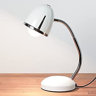 Design Schreib Tisch Leuchte Metall blau silber Lampe Wohnzimmer Beleuchtung