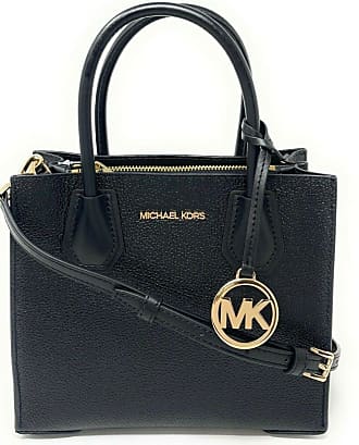 Maluna Store - Michael Kors Black Large Gusset Crossbody Body Bag
