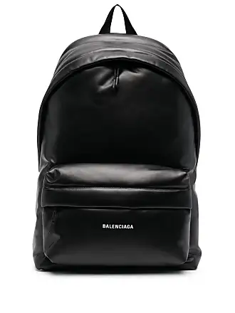 BALENCIAGA Backpack Daypack paris graphic print canvas Black Women Use –