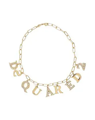 Dsquared2 Dog-Tag chain-link Necklace - Silver