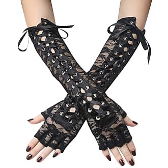 Women's Lace Gloves, black lace gloves, fingerless gloves, Tea Party  Gloves, Lace Gloves, Wedding Gloves