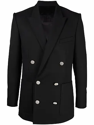 Balmain Blazer with satin tailcoat - Black