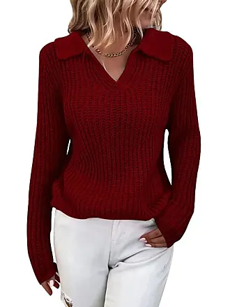 Maglione da donna maglioncino pullover maglia in lana spalle scoperte