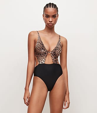 Klun Fashion Women One Shoulder High Waist Scalloped Bikini Set Bathing Suit Summer Swimwear Beachwear Swimsuit