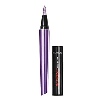 Revlon Revlon So Fierce! Chrome Ink Liquid Eyeliner, Longlasting Bold Metallic Pen Liner with Dip Ink Cap for Pearl, Shimmer Blend, 904 Ultraviolet Foil, 0.0