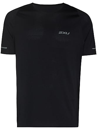 2xu Event Hommes Loisirs Fitness Mode Manches Courtes Polo T-shirts mr3208a-blk-blk NEUF 