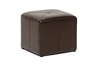 VECELO Storage Ottoman, Foot Rest Stool Footstool Ottoman, Small Squar