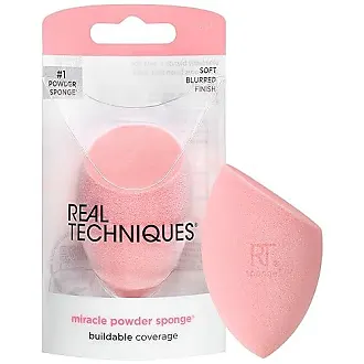 Real Techniques Limited Edition Naturally Radiant Makeup Sponge and Brush  Set, Pink, 4 Piece Mother's Day & Easter Gift, Perfect For Wife, Spouse