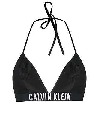 Calvin Klein Reggiseno a Triangolo Donna Triangle Unlined Non Foderato,  Nero (Black), XS : : Moda