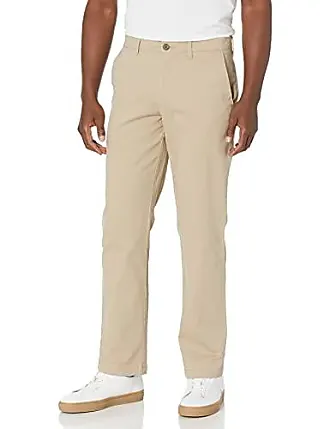 Essentials Pantalon Kaki Stretch Décontracté Coupe Ajustée Homme :  : Mode