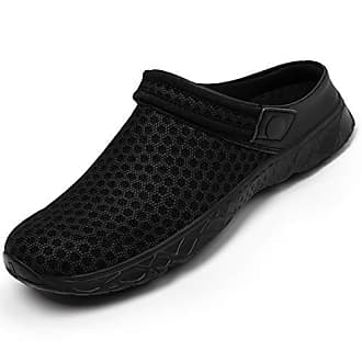 Femmes Hommes Sabots Mules Respirant Chaussures de Jardin Perforés-Sabot de Plage Sport Pantoufles Piscine Sandales D'Été Chaussures