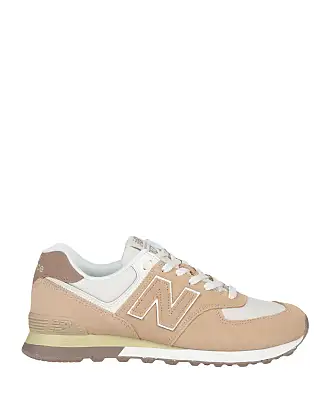 Brown leather hotsell new balance shoes