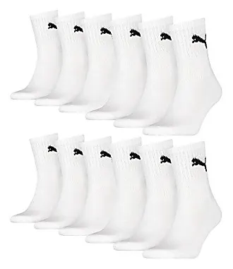 PUMA Lot de 6 paires de chaussettes pour homme PUMA pour homme, blanc, 10  13 US 