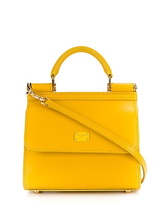 Dolce & Gabbana Mini Sicily 58 Crossbody Bag - Yellow