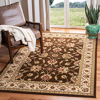 Safavieh Lyndhurst Collection 89 x 12 Brown / Ivory LNH553 Traditional Oriental Non-Shedding Living Room Bedroom Dining Home Office Area Rug