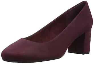 Easy Street Womens Proper Dress Pump, Burgundy Super Suede, 6.5 N US