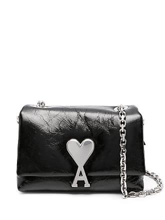Accordeon python embossed top handle bag - AMI Paris - Women