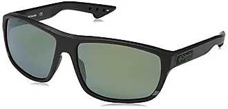  Columbia mens Utilizer Sunglasses, Matte Black W/Green