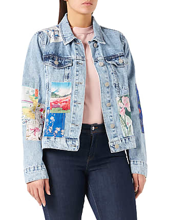 discount 70% Desigual jacket Blue/Multicolored 38                  EU WOMEN FASHION Jackets Jacket Jean 