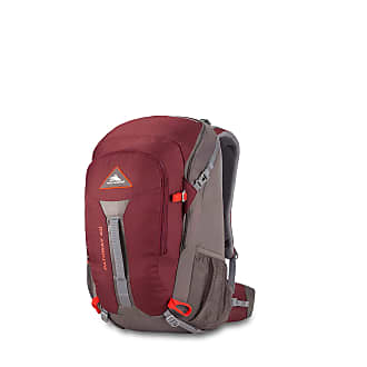 High Sierra Pathway Internal Frame Hiking Backpack, Cranberry/Slate/Redrock, 40L