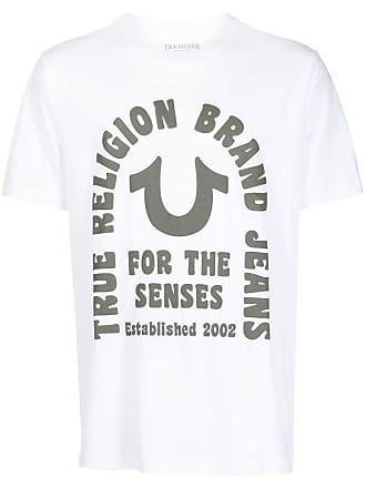 Mens Clothing T-shirts Short sleeve t-shirts True Religion Cotton Chrome Arch Logo Print T-shirt in White for Men 