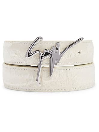 Shop Giuseppe Zanotti Embossed Leather Belt