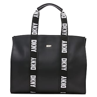  DKNY INES Tote Bag, BLK/LT Toffee : Clothing, Shoes