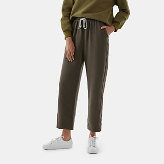 jieda uncle cut track pants olive-