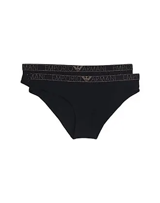 Women's Black Emporio Armani Underpants