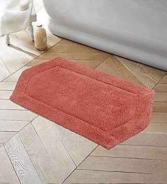 24x40 Modesto Collection Pink Cotton Tufted Bath Rug - Home Weavers