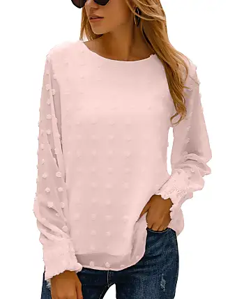 Blooming Jelly Womens Crewneck Sweatshirts Long Sleeve Tunic Tops