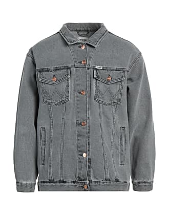 Herren Kleidung Mäntel & Jacken Jacken Jeansjacken VSCT Jeansjacken Grau-schwarze Jacke 