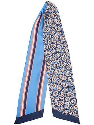 Save 38% Womens Accessories Scarves and mufflers Ferragamo Silk Printed Scarves in Blue 