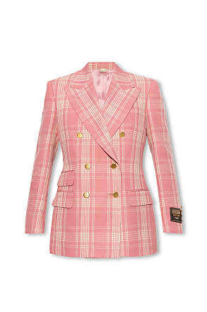 Gucci Eschatology Cotton and Mohair Blazer in Cold Sky