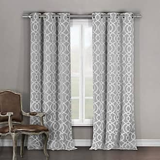 Set of 2 Panels Assorted Colors 38 X 84 Inch - Emerald Duck River Textiles Bali Solid Faux Silk Grommet Top Window Curtains for Living Room & Bedroom