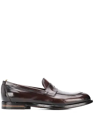Officine Creative Temple suede Penny loafers - Brown