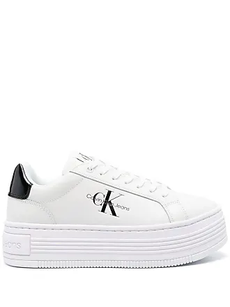 White calvin klein on sale trainers