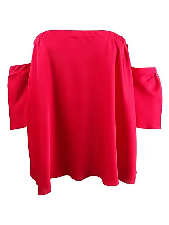 Lucky Brand Women's Top 3X Plus NWT Off Shoulder Embrodiered Double Bell  Sleeve