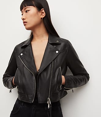 WAWAYA Womens Lapel Fashion Zip up Slim Short Crop Pu Leather Moto Biker Jacket Coat