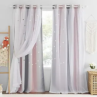  NICETOWN Gray Blackout Curtains for Bedroom 84 inches Long -  Thermal Curtains & Drapes Grommet Room Darkening Curtains Noise Reducing  Window Treatments for Living Room (2 Panels, W52 x L84, Grey) 