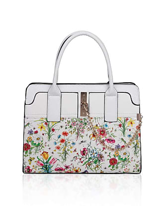 LeahWard Womens Large Cut Out Floral Handbag Tote Shoulder Bags