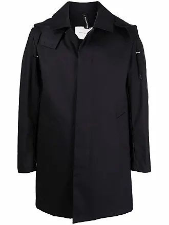 Mackintosh Humbie button-up coat - Black